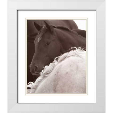 One Eyed Jack White Modern Wood Framed Art Print with Double Matting by Recent Developments, LLC