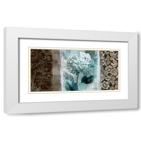Everlasting White Modern Wood Framed Art Print with Double Matting by Mallett, Keith