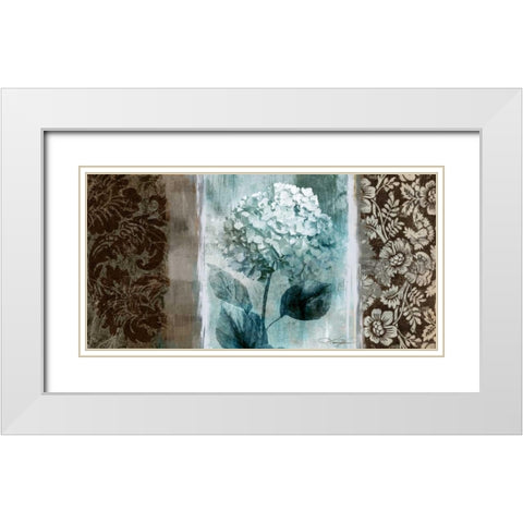 Everlasting White Modern Wood Framed Art Print with Double Matting by Mallett, Keith