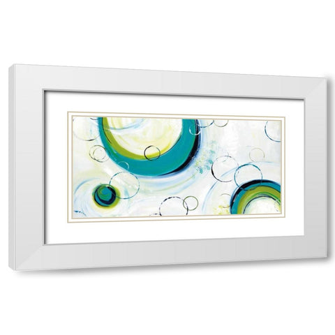Satisfy My Soul White Modern Wood Framed Art Print with Double Matting by Hawkins, Julie