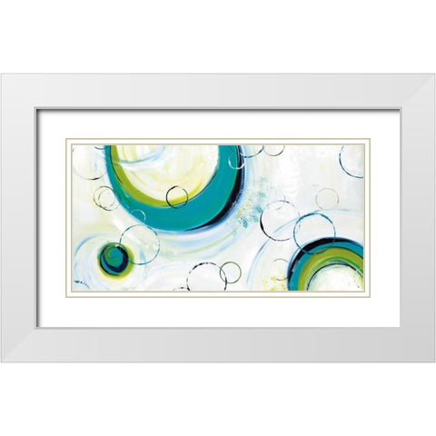 Satisfy My Soul White Modern Wood Framed Art Print with Double Matting by Hawkins, Julie