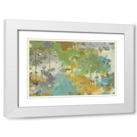 Make Believe White Modern Wood Framed Art Print with Double Matting by Weber, Jennifer