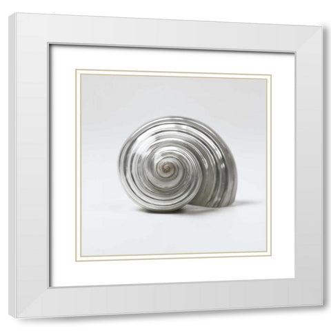 Beachside Treasure II White Modern Wood Framed Art Print with Double Matting by Frank, Assaf