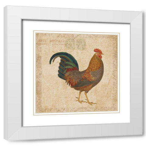 Early Riser I White Modern Wood Framed Art Print with Double Matting by Berg, Sabine