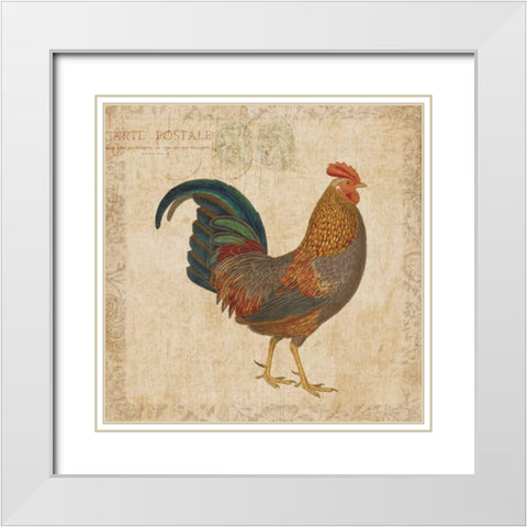 Early Riser I White Modern Wood Framed Art Print with Double Matting by Berg, Sabine
