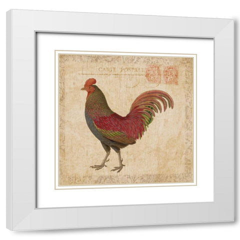 Early Riser II White Modern Wood Framed Art Print with Double Matting by Berg, Sabine