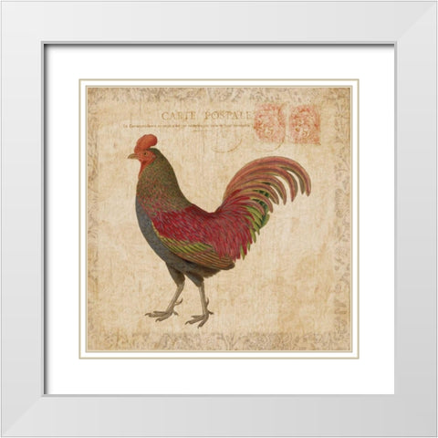 Early Riser II White Modern Wood Framed Art Print with Double Matting by Berg, Sabine