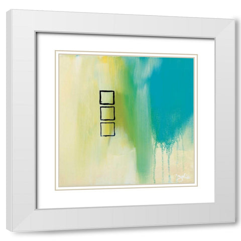 No One White Modern Wood Framed Art Print with Double Matting by Hawkins, Julie