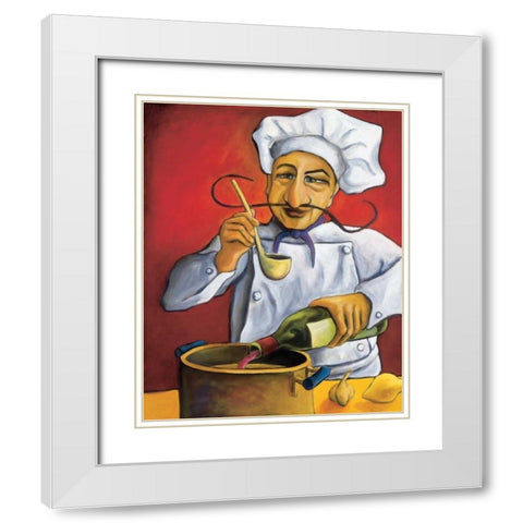 Gerard White Modern Wood Framed Art Print with Double Matting by Rafuse, Will