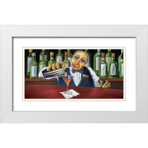 Jack White Modern Wood Framed Art Print with Double Matting by Rafuse, Will