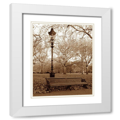 Restful Autumn II White Modern Wood Framed Art Print with Double Matting by Maihara/Watt, Jeff/Boyce