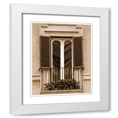 Italian Moments III White Modern Wood Framed Art Print with Double Matting by Maihara/Watt, Jeff/Boyce