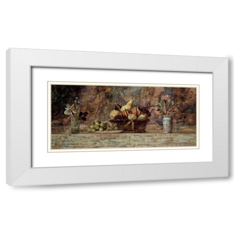 Bodegen White Modern Wood Framed Art Print with Double Matting by Dominguez, Goyo