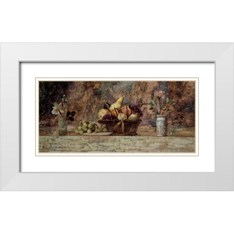 Bodegen White Modern Wood Framed Art Print with Double Matting by Dominguez, Goyo