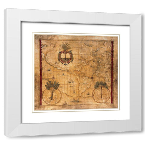 Nova Totius White Modern Wood Framed Art Print with Double Matting by Jardine, Liz