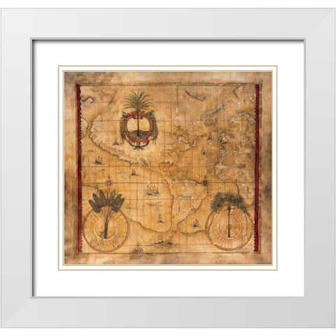 Nova Totius White Modern Wood Framed Art Print with Double Matting by Jardine, Liz