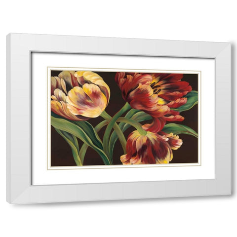 Wake Me In The Morning White Modern Wood Framed Art Print with Double Matting by Mulder, Sarah