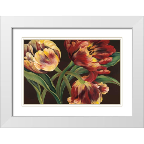 Wake Me In The Morning White Modern Wood Framed Art Print with Double Matting by Mulder, Sarah