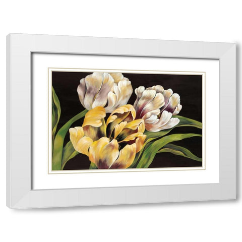 Holland Calling White Modern Wood Framed Art Print with Double Matting by Mulder, Sarah