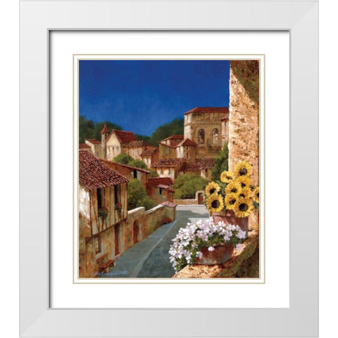 Spring Fever White Modern Wood Framed Art Print with Double Matting by Archambault, Gilles