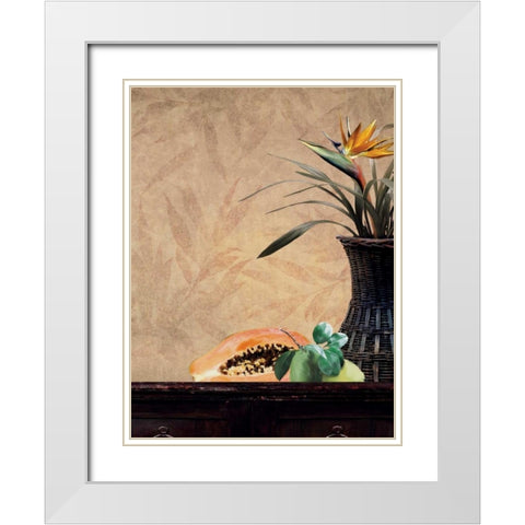 Plantation II White Modern Wood Framed Art Print with Double Matting by Venter, Tandi