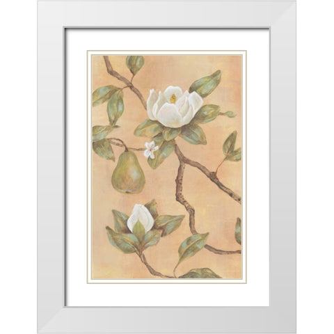 Southern Charm I White Modern Wood Framed Art Print with Double Matting by Nocito, James