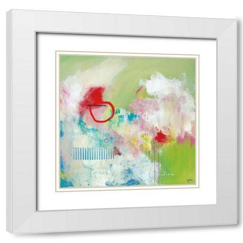 Wildest Dreams White Modern Wood Framed Art Print with Double Matting by Hawkins, Julie