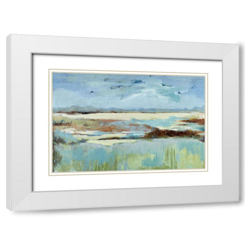 Open Spaces White Modern Wood Framed Art Print with Double Matting by Buckley, Mary