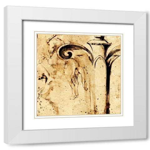 Classical Style-A White Modern Wood Framed Art Print with Double Matting by Panossian, Paul