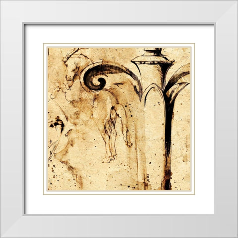Classical Style-A White Modern Wood Framed Art Print with Double Matting by Panossian, Paul