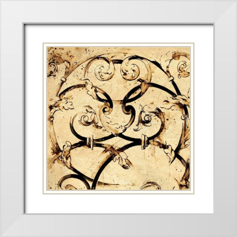 Classical Style-B White Modern Wood Framed Art Print with Double Matting by Panossian, Paul