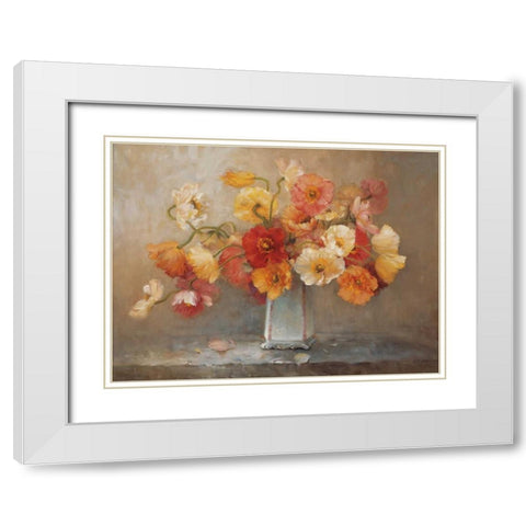 Summer Dream White Modern Wood Framed Art Print with Double Matting by Tomao, Jennie
