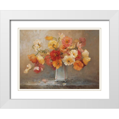 Summer Dream White Modern Wood Framed Art Print with Double Matting by Tomao, Jennie