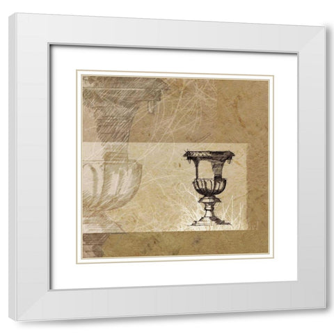 Once Upon A Time I White Modern Wood Framed Art Print with Double Matting by Venter, Marcel