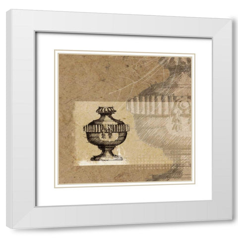 Once Upon A Time II White Modern Wood Framed Art Print with Double Matting by Venter, Marcel