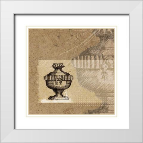 Once Upon A Time II White Modern Wood Framed Art Print with Double Matting by Venter, Marcel