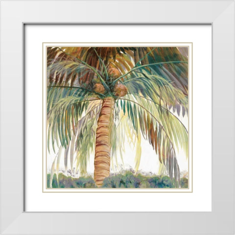 Tropics I White Modern Wood Framed Art Print with Double Matting by Joy, Julie