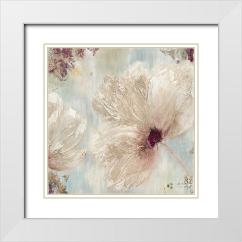 Ornamental II White Modern Wood Framed Art Print with Double Matting by Jensen, Asia