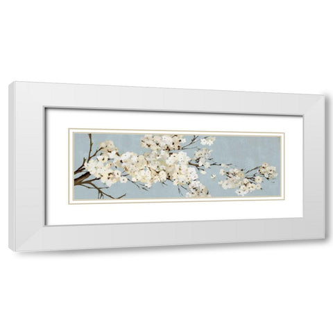 Kimono I White Modern Wood Framed Art Print with Double Matting by Jensen, Asia