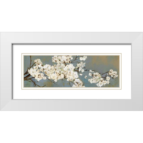 Kimono I White Modern Wood Framed Art Print with Double Matting by Jensen, Asia