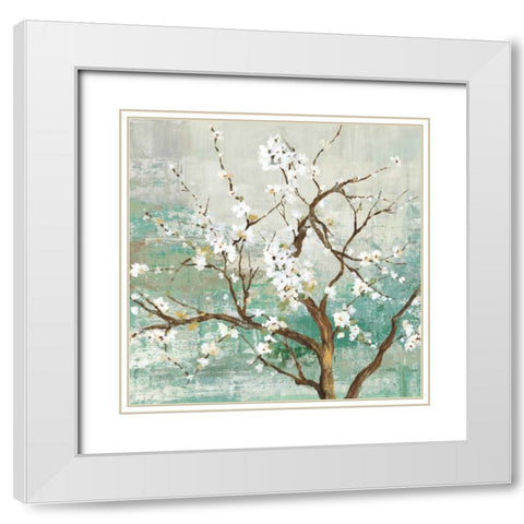 Kyoto I White Modern Wood Framed Art Print with Double Matting by Jensen, Asia