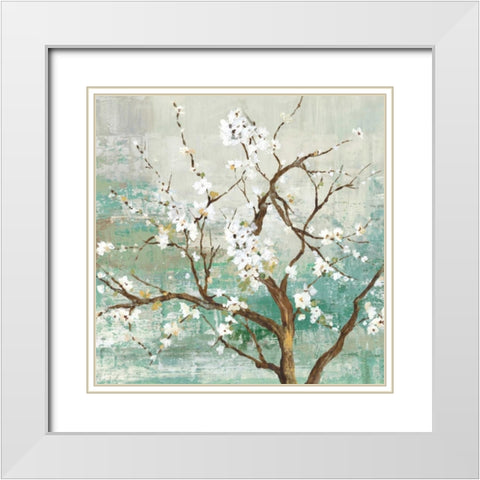 Kyoto I White Modern Wood Framed Art Print with Double Matting by Jensen, Asia