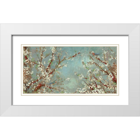 Follow Me White Modern Wood Framed Art Print with Double Matting by Jensen, Asia