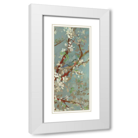 Dream of Spring I White Modern Wood Framed Art Print with Double Matting by Jensen, Asia