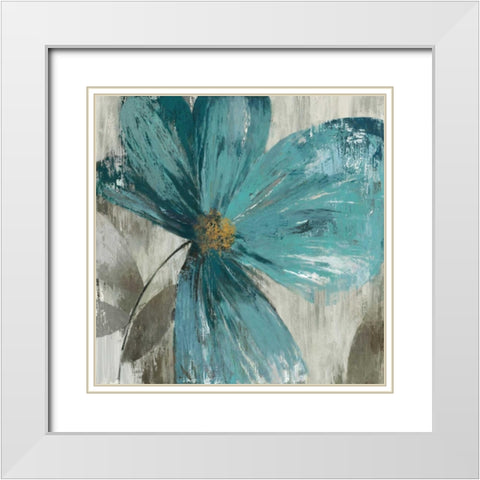 Gisel II White Modern Wood Framed Art Print with Double Matting by Jensen, Asia