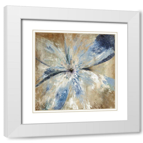 Unbound White Modern Wood Framed Art Print with Double Matting by Jensen, Asia