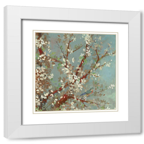 Sunshine Gleams I White Modern Wood Framed Art Print with Double Matting by Jensen, Asia