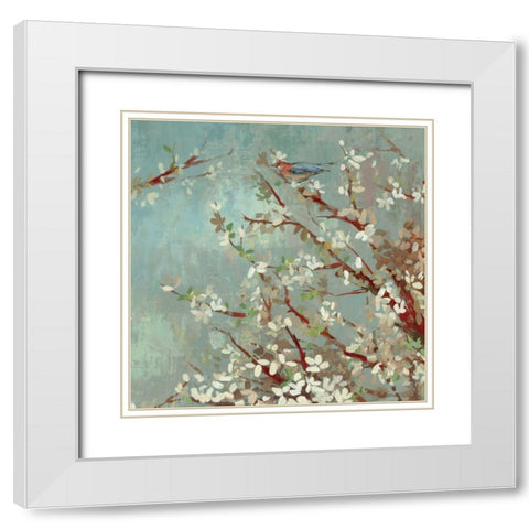 Sunshine Gleams I White Modern Wood Framed Art Print with Double Matting by Jensen, Asia