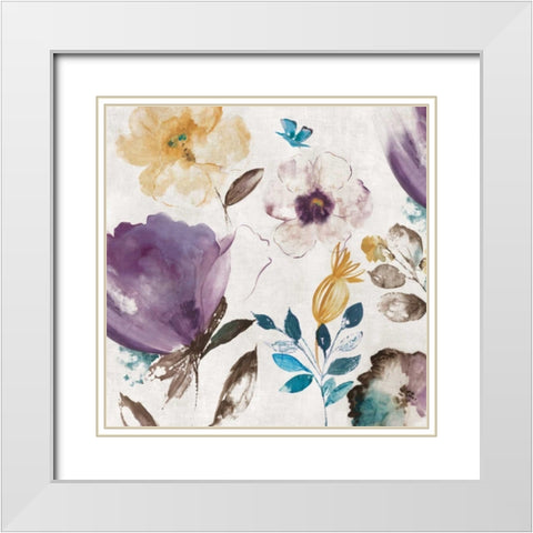 Quixotic II White Modern Wood Framed Art Print with Double Matting by Jensen, Asia