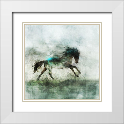 Lone Star White Modern Wood Framed Art Print with Double Matting by Roko, Ken